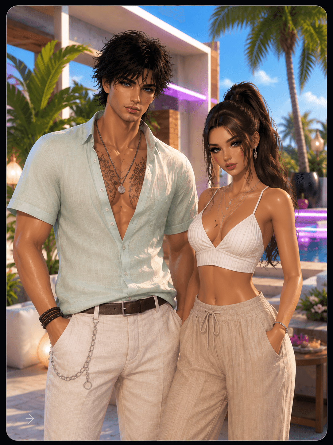 Second Life creators in an atmospheric mesh world